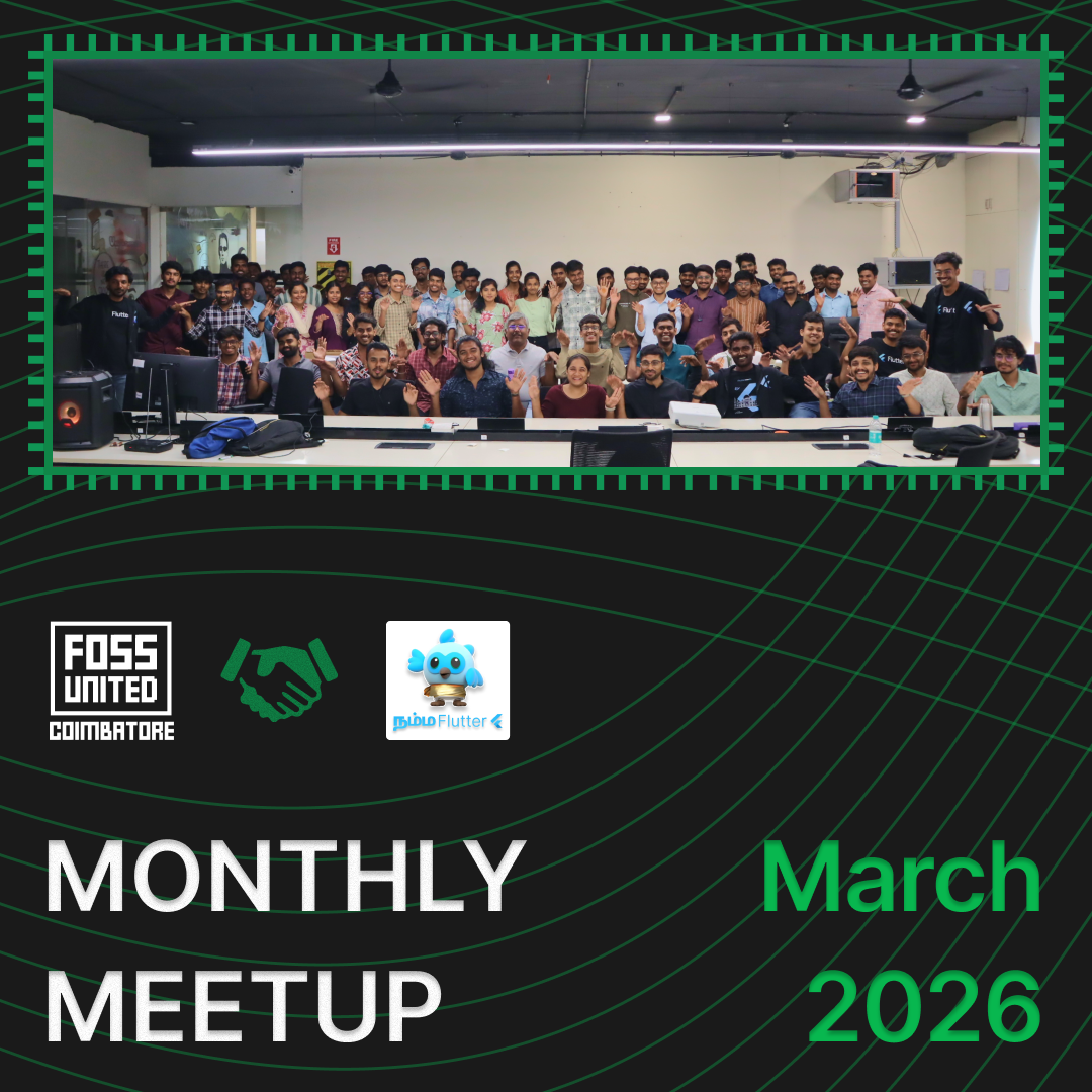 FOSS United Coimbatore x Namma Flutter
